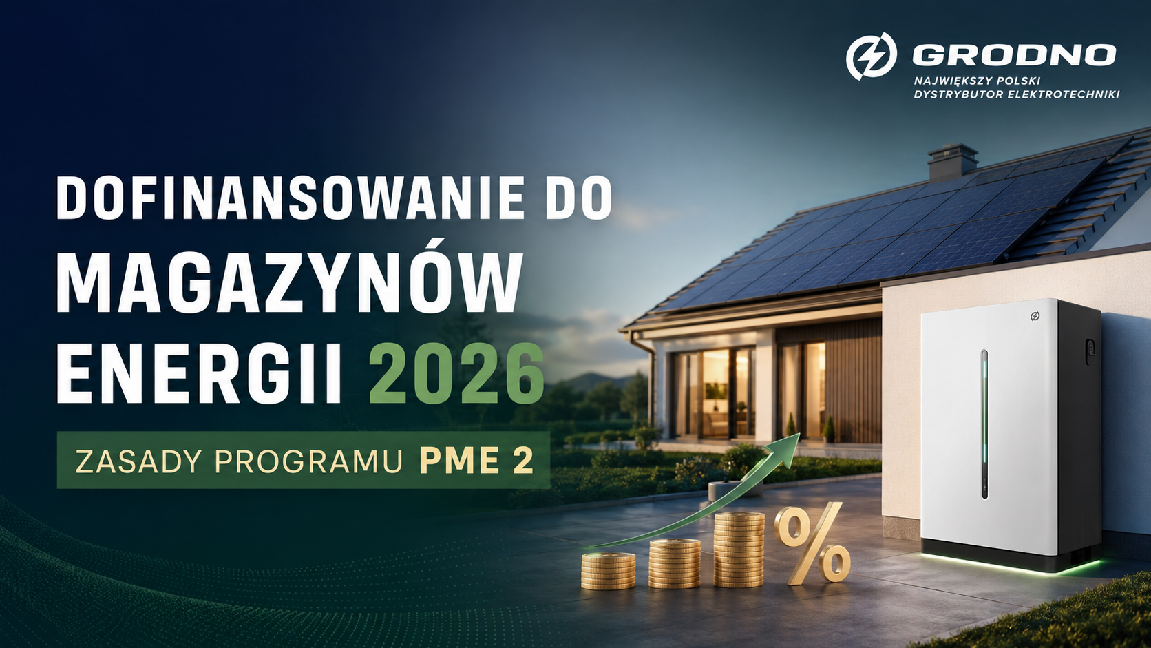 <p>Dofinansowanie do magazynów energii 2026 – zasady programu PME 2</p>